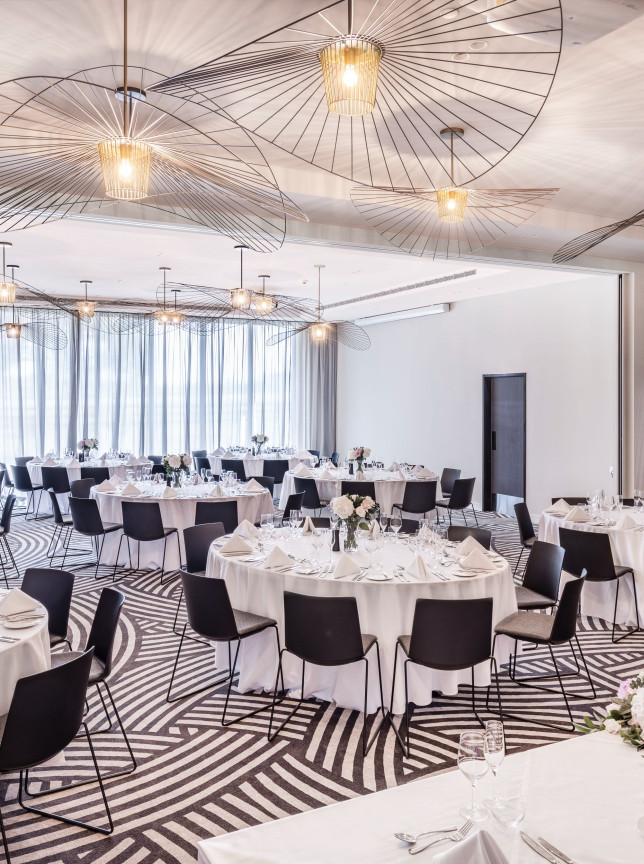 Indoor gala dinner at Hilton Karaka