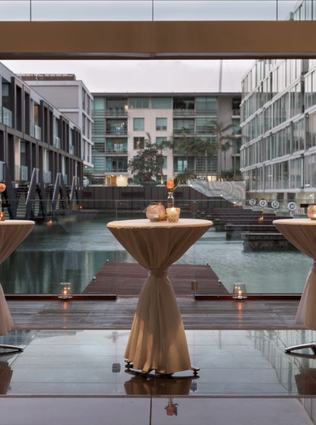 Waterside dining at Sofitel Auckland