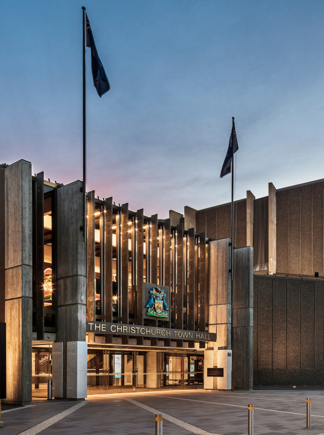 Entrance to Christchurch Town Hall