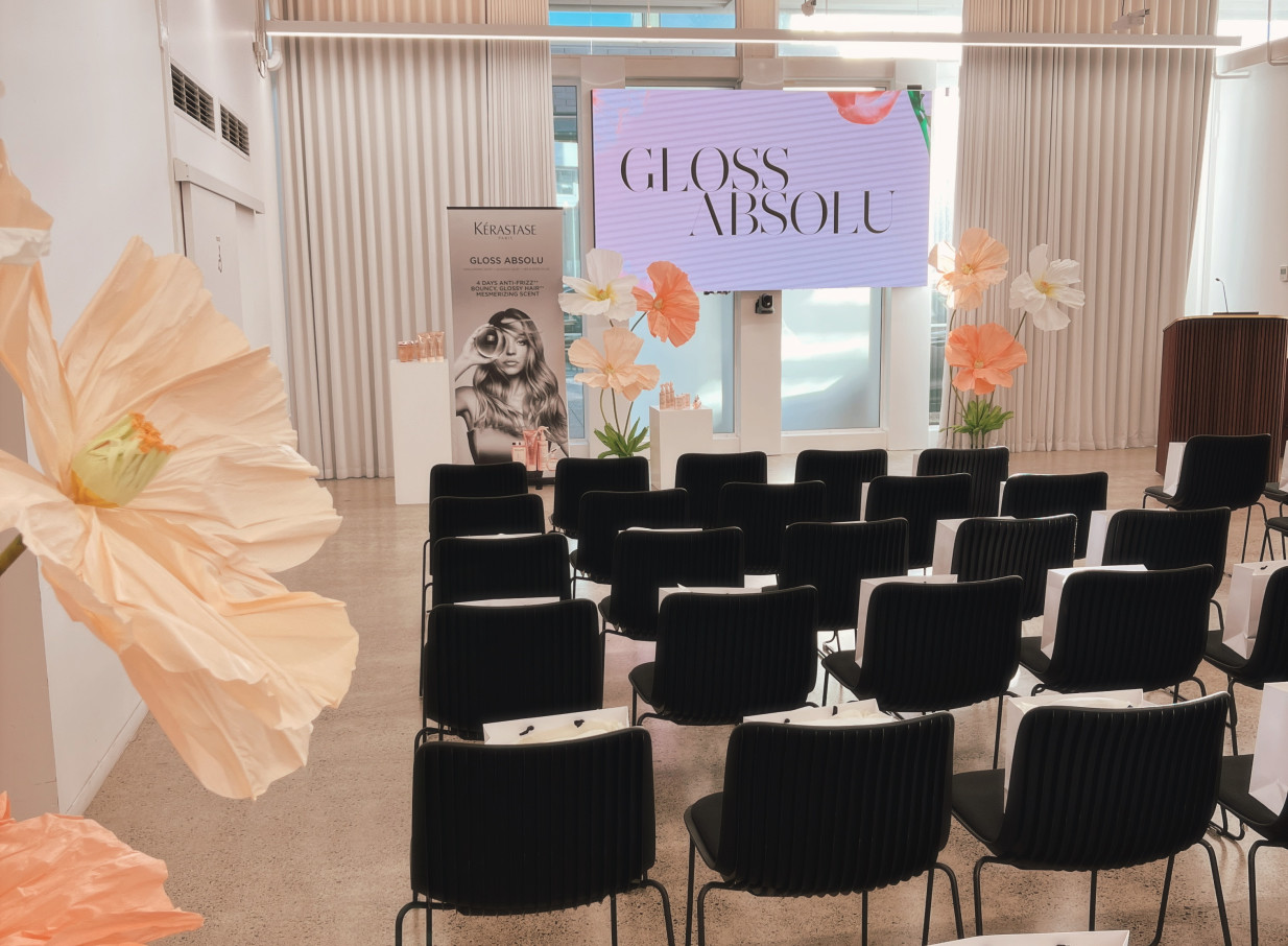 A product launch presentation at the contemporary event space, The Annex, 10 Madden Street by Precinct Flex, Auckland.