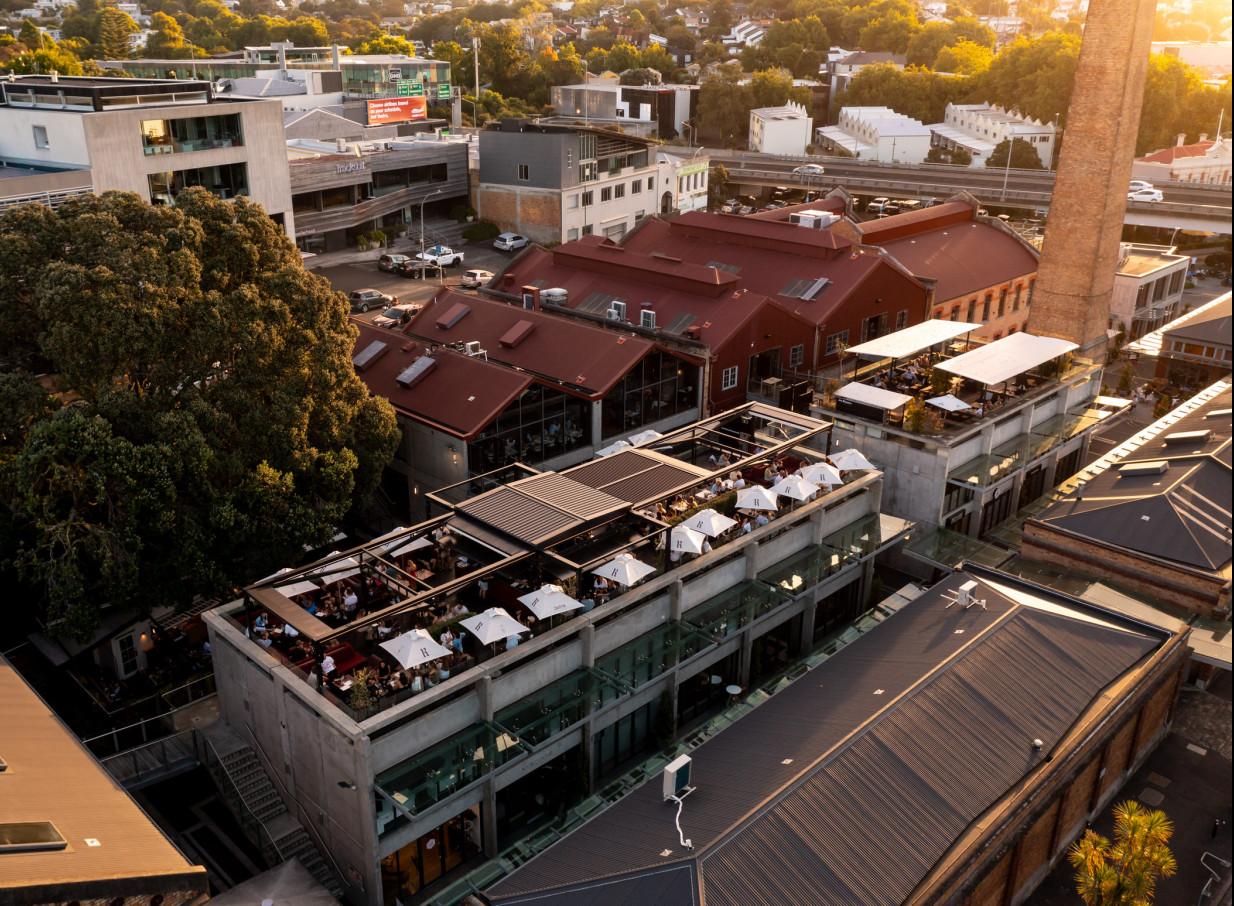 Aerial view of Darling on Drake