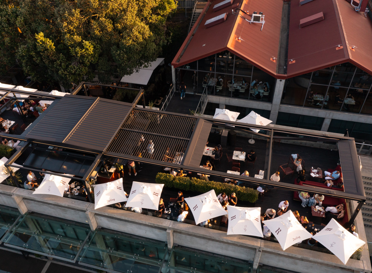 Rooftop party at Darling on Drake