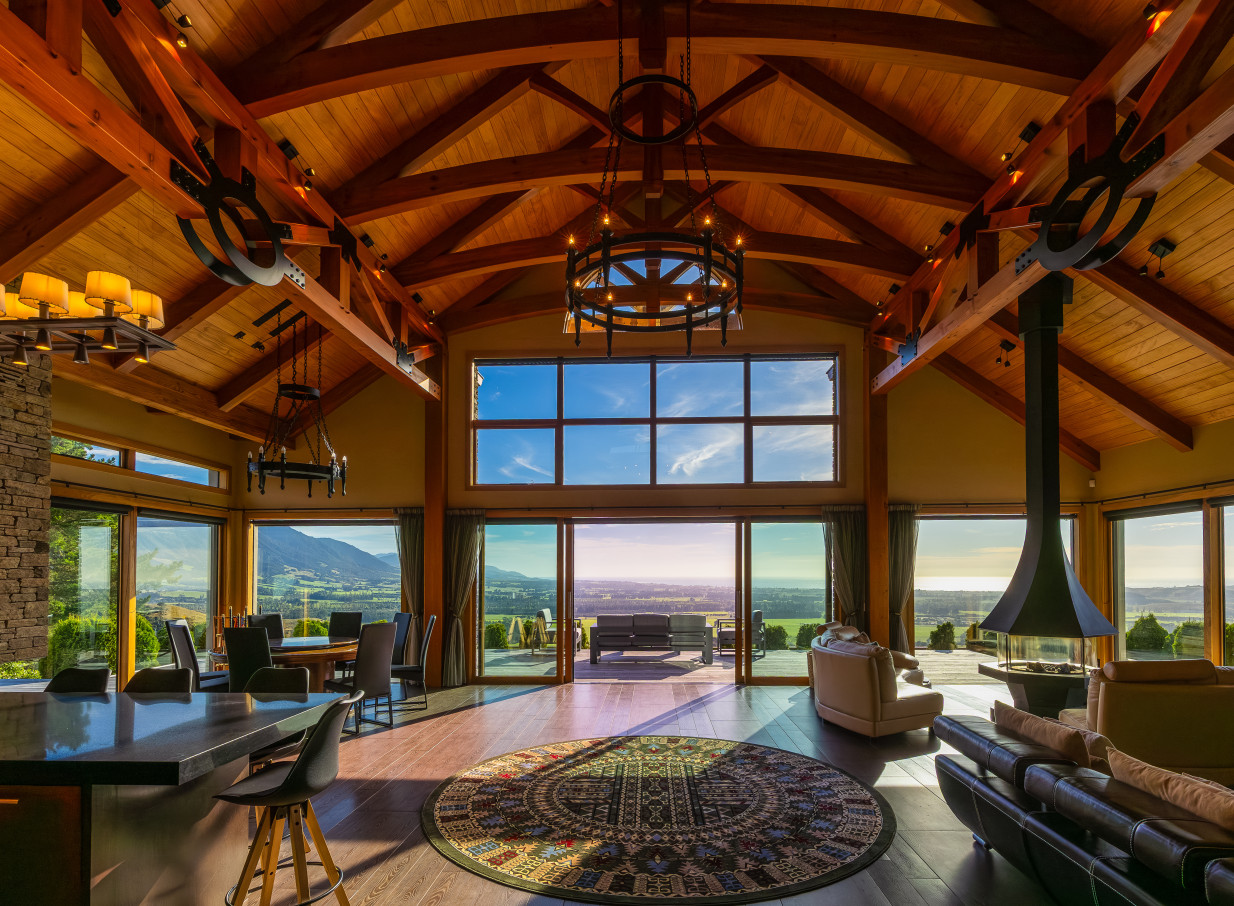 Wide open space at Ata Rangi Lodge in Canterbury