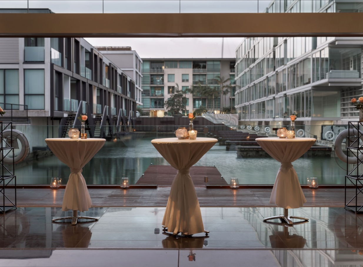 Waterside dining at Sofitel Auckland