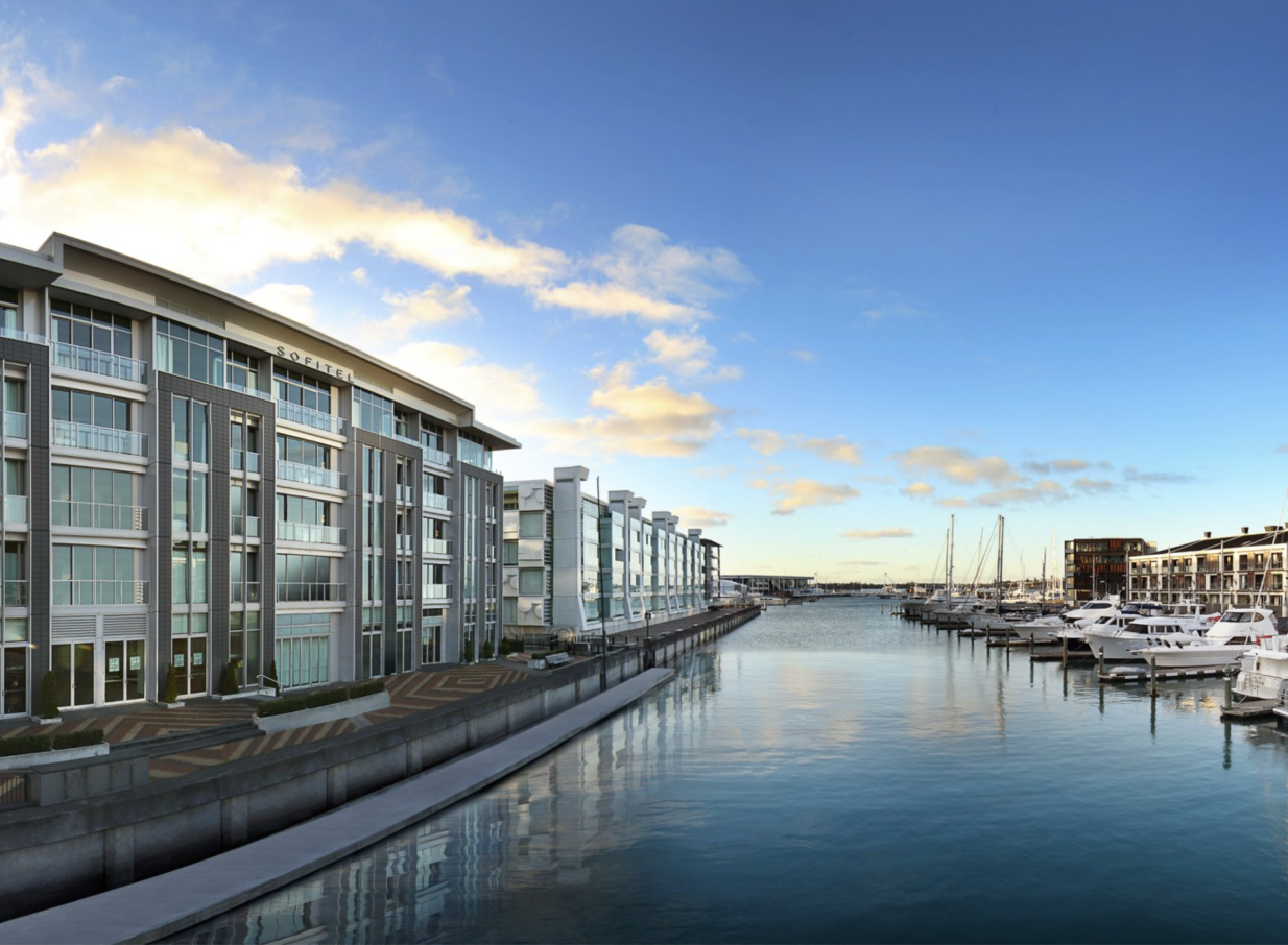 Sofitel Auckland extending on Viaduct Harbour