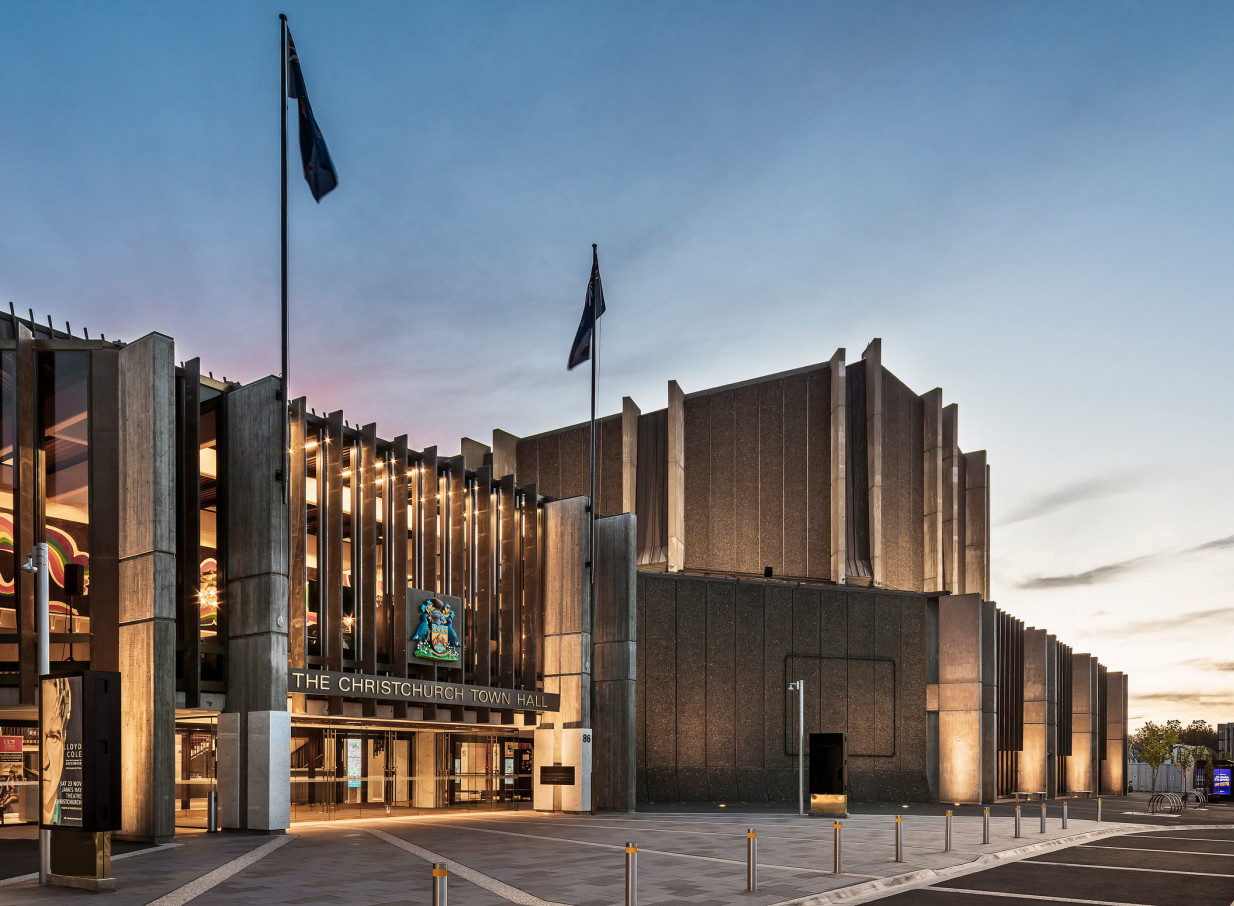Entrance to Christchurch Town Hall